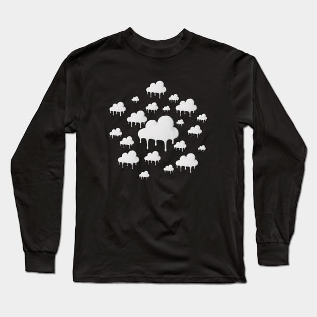 Dixie Damelio - be happy Cloud (group - flask sticker pack) | Charli Damelio Hype House Tiktok Long Sleeve T-Shirt by Vane22april